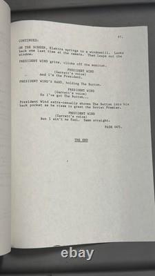 1987 ELEKTRA ASSASSIN 1st DRAFT MOVIE SCRIPT UNPRODUCED MARVEL FRANK MILLER