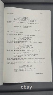 1987 ELEKTRA ASSASSIN 1st DRAFT MOVIE SCRIPT UNPRODUCED MARVEL FRANK MILLER