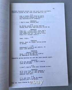 1987 Heathers Original Script Screenplay Revised 1st Draft Movie Daniel Waters