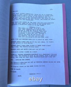 1987 Heathers Original Script Screenplay Revised 1st Draft Movie Daniel Waters