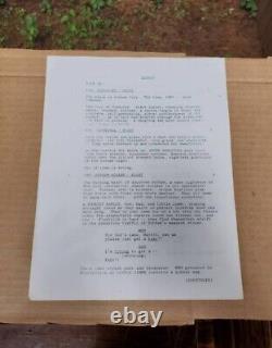 1988 Bob Kane Batman Movie Screenplay Third Draft Script