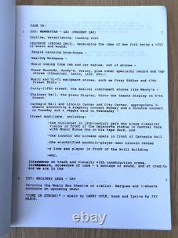 1989 After You've Gone Marshall Brickman Movie Script Unfinished Woody Allen