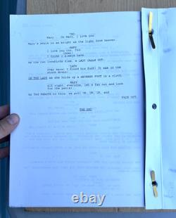 1989 There's Something About Mary Movie Original Script 1st Draft Ben Stiller