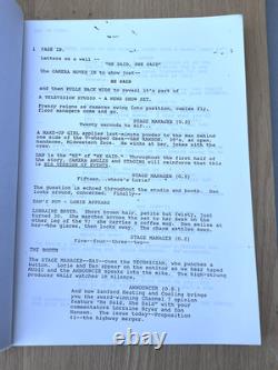 1990 He Said, She Said 1991 Movie Original Script Kevin Bacon Hohlfeld Gross