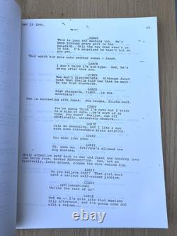 1990 He Said, She Said 1991 Movie Original Script Kevin Bacon Hohlfeld Gross