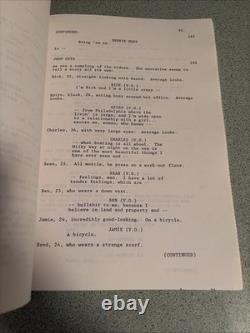 1990 SINGLES Cameron Crowe Movie Screenplay Script Grunge Seattle Citizen Dick