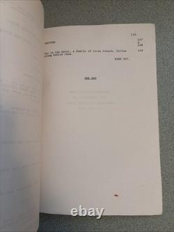 1991 FREE WILLY Script Screenplay Revised Draft Tom Benedek 1993 Whale Movie