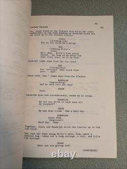 1991 FREE WILLY Script Screenplay Revised Draft Tom Benedek 1993 Whale Movie