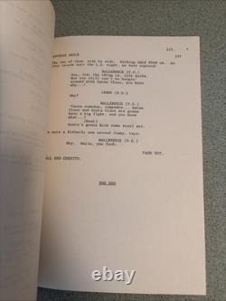 1991 THE LAST BOY SCOUT Shane Black Script Screenplay Movie Film Bruce Willis