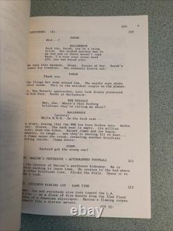 1991 THE LAST BOY SCOUT Shane Black Script Screenplay Movie Film Bruce Willis