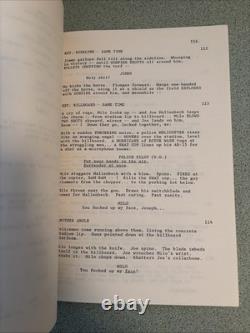 1991 THE LAST BOY SCOUT Shane Black Script Screenplay Movie Film Bruce Willis