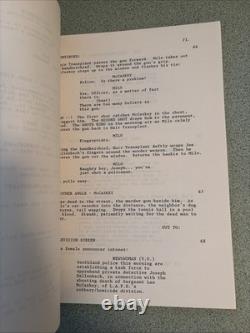 1991 THE LAST BOY SCOUT Shane Black Script Screenplay Movie Film Bruce Willis