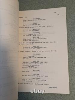 1991 THE LAST BOY SCOUT Shane Black Script Screenplay Movie Film Bruce Willis