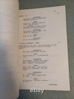 1991 THE LAST BOY SCOUT Shane Black Script Screenplay Movie Film Bruce Willis