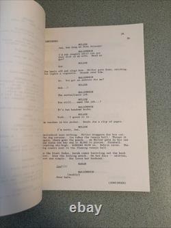 1991 THE LAST BOY SCOUT Shane Black Script Screenplay Movie Film Bruce Willis