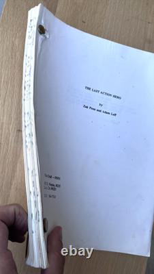 1991 The Last Action Hero Movie Script Zak Penn Adam Leff Arnold Schwarzenegger