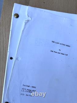 1991 The Last Action Hero Movie Script Zak Penn Adam Leff Arnold Schwarzenegger