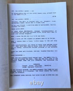 1991 The Last Action Hero Movie Script Zak Penn Adam Leff Arnold Schwarzenegger