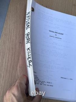 1992 Natural Born Killers Quentin Tarantino Original Movie Script Oliver Stone