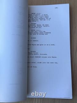 1992 Natural Born Killers Quentin Tarantino Original Movie Script Oliver Stone