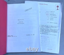 1992 Reality Bites Helen Childress Original Movie Script & Columbia Notes Jersey