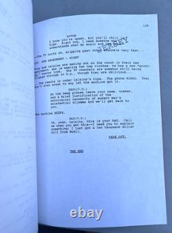 1992 Reality Bites Helen Childress Original Movie Script & Columbia Notes Jersey