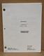 1992 The Fugitive Script Screenplay Twohy Fifth Draft Harrison Ford Movie Film