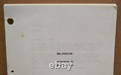 1992 THE FUGITIVE Script Screenplay Twohy Fifth Draft Harrison Ford Movie Film