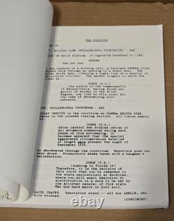 1992 THE FUGITIVE Script Screenplay Twohy Fifth Draft Harrison Ford Movie Film
