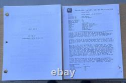 1993 First Knight Movie Original Script Lorne Cameron David Hoselton Connery