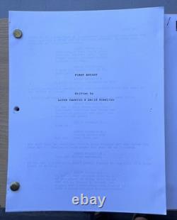 1993 First Knight Movie Original Script Lorne Cameron David Hoselton Connery