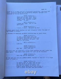 1993 First Knight Movie Original Script Lorne Cameron David Hoselton Connery