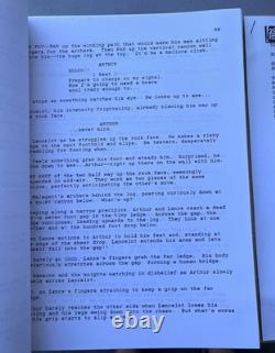 1993 First Knight Movie Original Script Lorne Cameron David Hoselton Connery