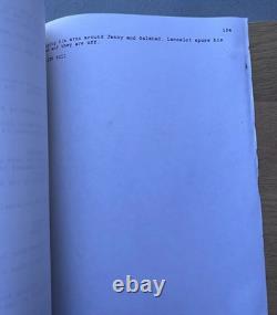 1993 First Knight Movie Original Script Lorne Cameron David Hoselton Connery