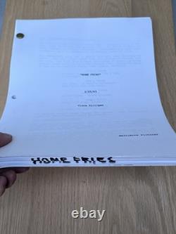 1993 Home Fries Vince Gilligan 1998 Movie Original Script Drew Barrymore Wilson