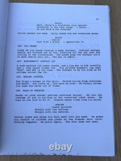 1993 Home Fries Vince Gilligan 1998 Movie Original Script Drew Barrymore Wilson