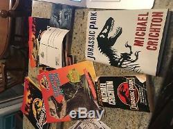 1993 Jurassic Park MOVIE Book Gift LOT 1st Edition MAKING Book Many titles