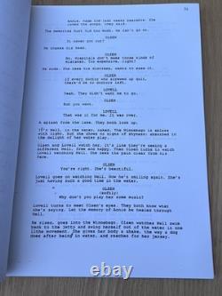 1993 Nell William Nicholson Original 1994 Movie Script Screenplay Jodie Foster