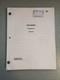 1993 The Fugitive Script Screenplay Revised Draft Harrison Ford Movie Film