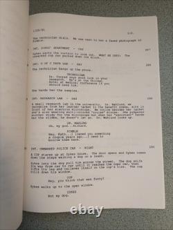 1993 THE FUGITIVE Script Screenplay Revised Draft Harrison Ford Movie Film