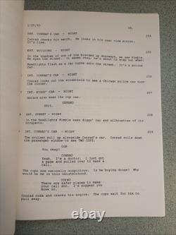1993 THE FUGITIVE Script Screenplay Revised Draft Harrison Ford Movie Film