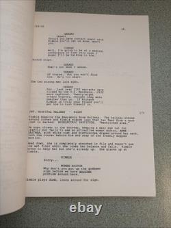 1993 THE FUGITIVE Script Screenplay Revised Draft Harrison Ford Movie Film
