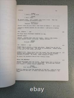 1993 THE FUGITIVE Script Screenplay Revised Draft Harrison Ford Movie Film