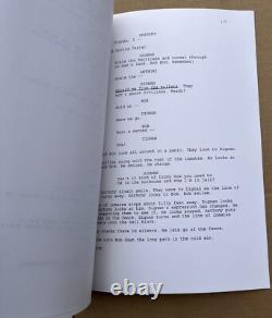 1994 Bottle Rocket Wes Anderson Owen Wilson Original Movie Script Shooting Draft
