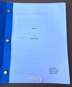 1994 Mallrats Original Movie Draft Script with Handwritten Notes & MCA Letter