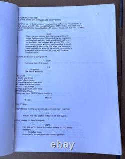 1994 Mallrats Original Movie Draft Script with Handwritten Notes & MCA Letter