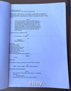 1994 Mallrats Original Movie Draft Script with Handwritten Notes & MCA Letter