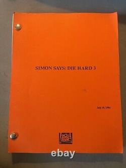 1994 SIMON SAYS DIE HARD 3 July 10 ver 3.31 20th century Fox Film movie script
