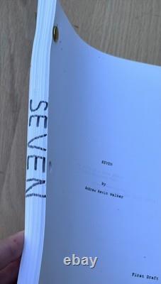 1994 Seven Se7en Andrew Kevin Walker Original Movie 1st Draft Script Brad Pitt