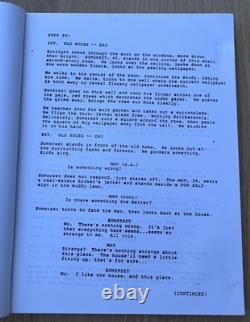 1994 Seven Se7en Andrew Kevin Walker Original Movie 1st Draft Script Brad Pitt